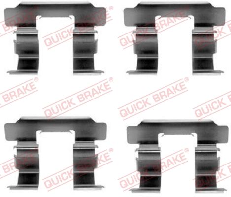 QUICK BRAKE Комплектующие, колодки дискового тормоза 109-1251